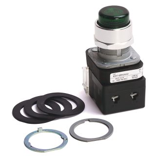 Interruttore a pulsante Allen Bradley, 1 NO + 1 NC, luminoso, 10A