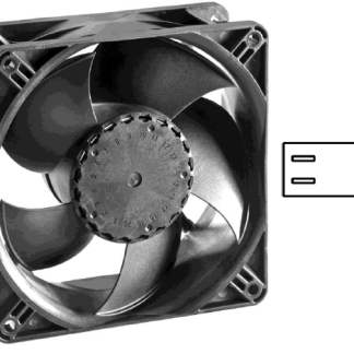Ventola assiale in c.a. ebm-papst AxiACi 120, 82m³/h, 115 V AC, 230 V AC, 120 x 120 x 38mm, Ø 0.0mm