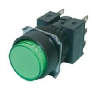 Interruttore a pulsante Omron, luminoso, IP65 Montaggio a pannello