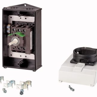 Interruttore di isolamento Eaton 182420 P1-32/I2H/MBS/SVB-SW/HI11, 3P, 32A, 690V ca, montaggio su superficie P1-32, IP65