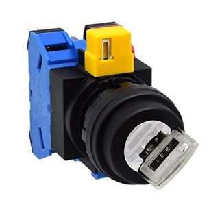 Interruttore a chiave HW1K-2B10 a 12 posizioni, 1NO con tenuta IP20, IP65