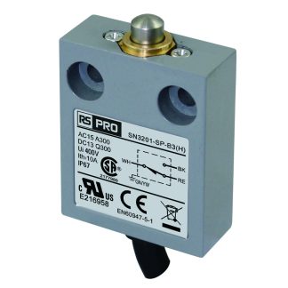 Interruttore di fine corsa RS PRO, Stantuffo, 1NC/1NA, 240V ca, 3A, IP67