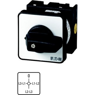 Interruttore Cam Eaton 011308 T0-2-15176/E 2P, 4 posizioni, 20A, 690V (Volts)