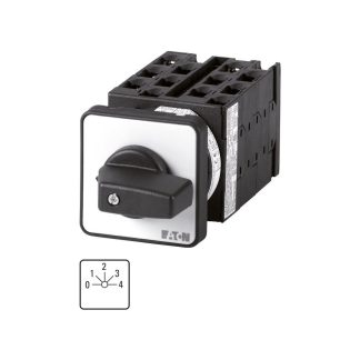 Interruttore Cam Eaton 066610 T3-6-8282/E 3P, 5 posizioni, 32A, 690V (Volts)