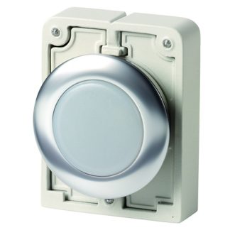 Indicatore 188048 M30I-FL-W, LED, foro 30mm, Montaggio a pannello, , IP66, IP67, IP69K M22
