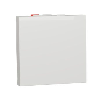 Interruttore a bilanciere Schneider Electric serie NU3, 10A, 250V, 2 vie, Colore bianco, IP4X, Policarbonato