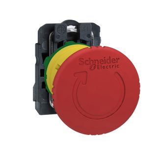 Pulsante di arresto di emergenza Schneider Electric Harmony, Montaggio a pannello, Ø 22.5mm