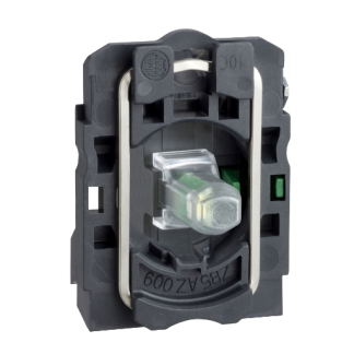 Blocco contatti pulsante Schneider Electric, 1 NO, 600V, terminali a A vite, LED Colore bianco