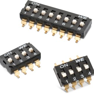 WS-DISV DIP Switch 12p 2.54mm Pitch Hori