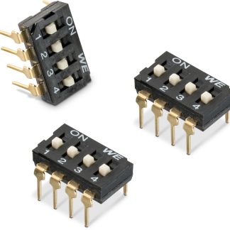 WS-DITV DIP Switch 04p 2.54mm Pitch IC T