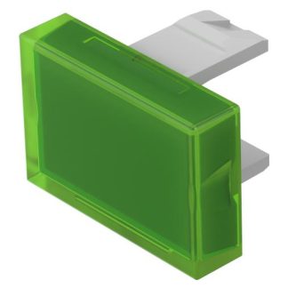 Lente pulsante Rettangolare EAO 01-982.5, colore Verde, per uso con Pulsante