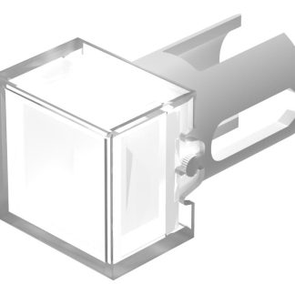 Lente pulsante Quadrata EAO 19-951.9, colore Bianco, per uso con Pulsante