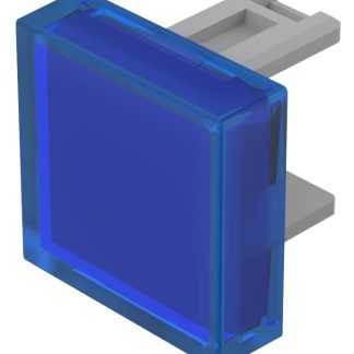 Lente pulsante Quadrata EAO 31-953.6, colore Blu, per uso con Pulsante