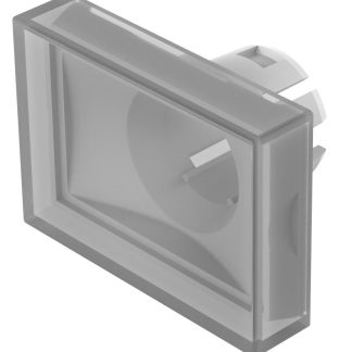 Lente pulsante Rettangolare EAO 51-901.9, colore Bianco, per uso con Pulsante