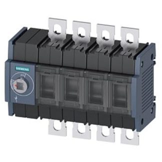 Sezionatore con interruttore Siemens 3KD3840-0NE10-0, 4P, 250A, per guida DIN, , IP00, IP20