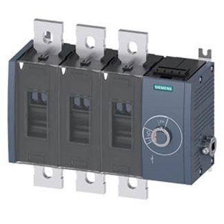 Sezionatore con interruttore Siemens 3KD5034-0QE40-0, 3P, 1000A, Tipo fisso, , IP00, IP20