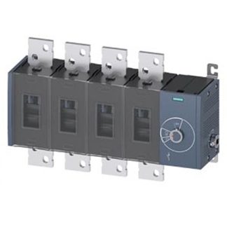 Sezionatore con interruttore Siemens 3KD5044-0RE40-0, 4P, 1000A, Tipo fisso, , IP00, IP20