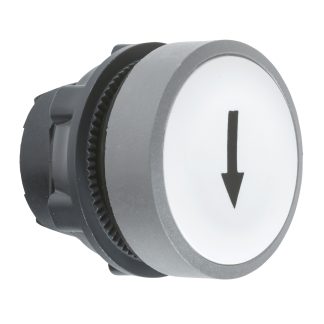 Attuatore pulsante tipo Ritorno a molla ZB5AA334C0 Schneider Electric serie Harmony XB5, Bianco