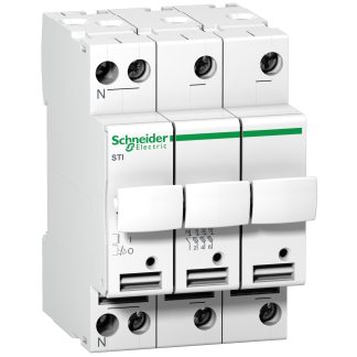 Sezionatore portafusibili Schneider Electric A9N15658, corrente max 25A, 3