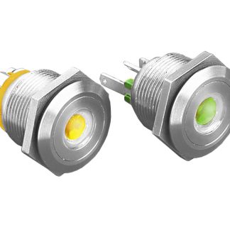 Interruttore a pulsante Bulgin, Momentaneo, SPST, luminoso, IP66 Montaggio a pannello