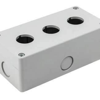 Contenitore stazione di controllo RS PRO, 3 fori, Ø 22mm