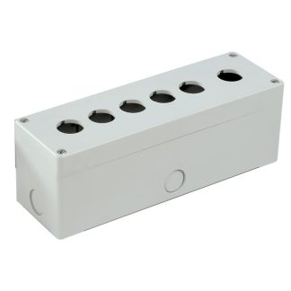 Contenitore stazione di controllo RS PRO, 6 fori, Ø 22mm