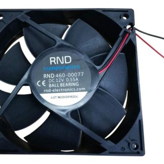 Ventola assiale in c.c. RND, 114.8cfm, 12 V CC, 120 x 120 x 25mm