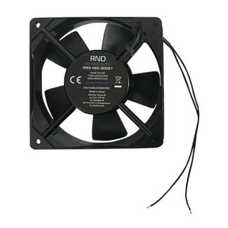 Ventola assiale in c.c. RND, 51.29cfm, 230 V c.a., 120 x 120 x 25mm