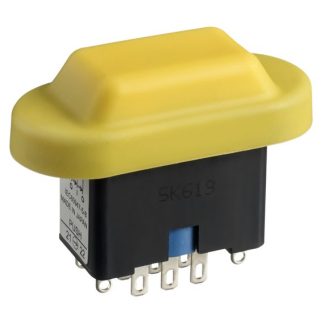 Interruttore di abilitazione di sicurezza Idec HE6B, 3 posizioni, DP3T, IP65