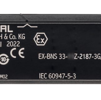 Interruttore di sicurezza senza contatto Schmersal EX-BNS33, 24V cc, Cavo da 10 m