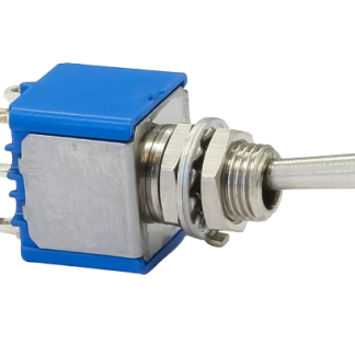 Interruttore a levetta On-On-On DPST con terminali Solder Lug