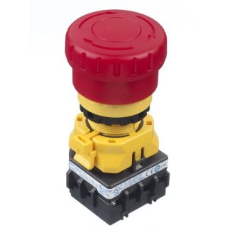 Interruttore di emergenza Idec, Stabile, 1NO, 3 NC, luminoso, IP20 Montaggio a pannello