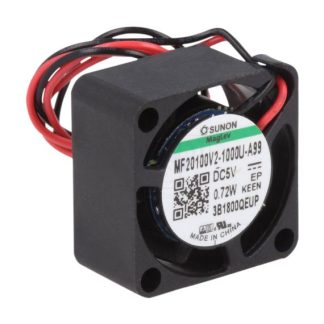 Ventola assiale in c.c. Sunon, 1.5cfm, 5 V CC, 20 x 20 x 10mm