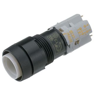 Interruttore a pulsante RAFI, Momentaneo, 1NA+1NC, luminoso, IP40 Montaggio a pannello