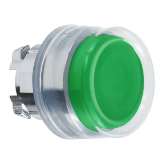 Attuatore pulsante tipo Ritorno a molla ZB4BP3 Schneider Electric serie Harmony XB4, Verde