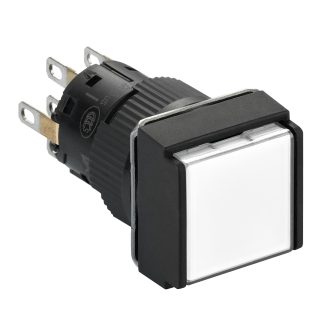 Pulsante Schneider Electric, Attivazione a scatto, DPDT, luminoso, 1A, IP65 Montaggio a pannello