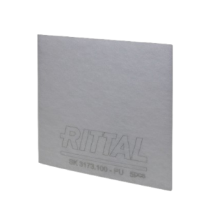 Tappetino filtro Rittal in Fibra chimica 289 x 289mm per ventola da 292 x 292 mm, 323 x 323 mm