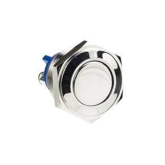 Interruttore a pulsante Bulgin, Momentaneo, SPST, , 2 A, IP65 Montaggio a pannello
