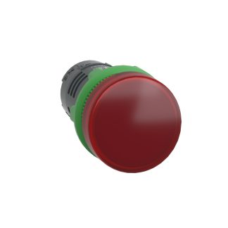 Luce pilota completa XB5EVG4, LED universale, foro 22mm, Montaggio a pannello, , IP66, IP67, IP69(IP69K) Armonia XB