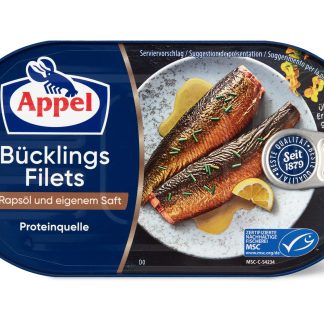 Яблоки · Филе сельди · Копченые, приготовленные в растительном масле 190гр.