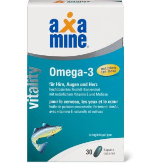 Axamine Vitality · Капсулы · Омега-3 30шт