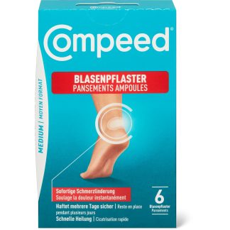 Compeed · Пластырь от волдырей · Средний 6шт