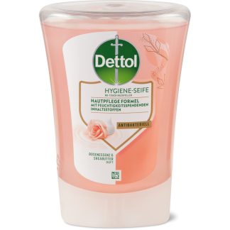 Dettol No-Touch · Сменный блок для мытья рук · Масло ши и экстракт розы 250 мл