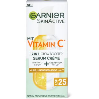 Garnier Skin Active · Serum crème ·gr.low Booster with vitamin C - 2 in 1 - SPF 25 50 мл