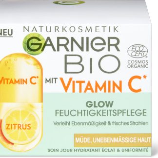 Garnier Bio · Увлажняющий уход за лицом · Увлажняющий дневной крем с лимоном, витамином С, сиянием и однородностью кожи 50 мл