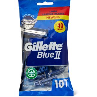 Gillette Blue 2 · Одноразовые бритвы · 2 лезвия 10шт