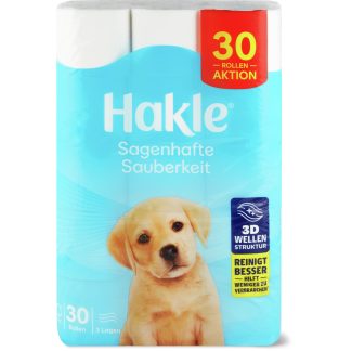 Hakle Sagenhafte Sauberkeit · Туалетная бумага · 3 слоя 30шт