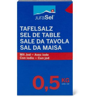 Jura-Sel · соль · Содержит йод 500гр.