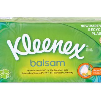 Kleenex Balsam · Карманные салфетки · 12 x 9 листов, 4 слоя 12шт
