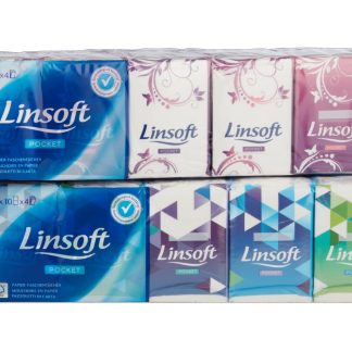 Linsoft · Карманные носовые платки · 15 x 10 листов, 4 слоя 15шт